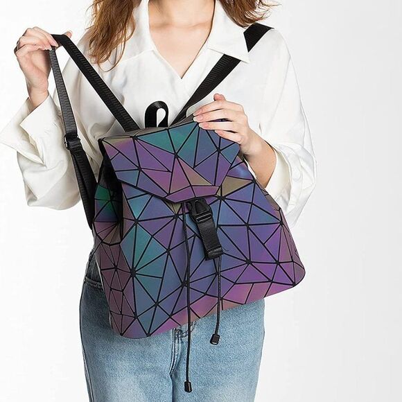 New VML Love Geometric Backpack main image 8